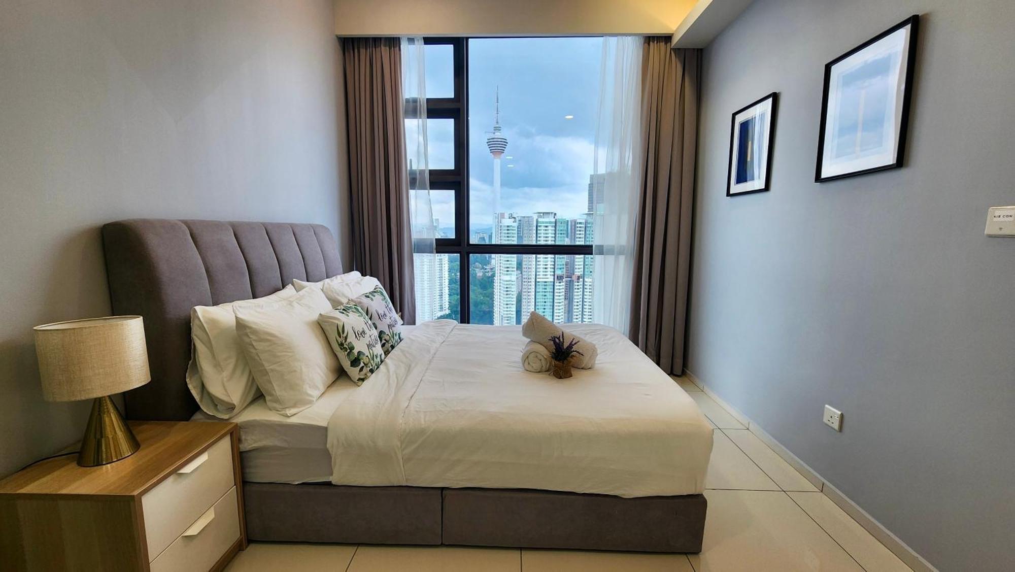 Skyline View In Bukit Bintang The Robertson 42F Apartment Kuala Lumpur Exterior photo