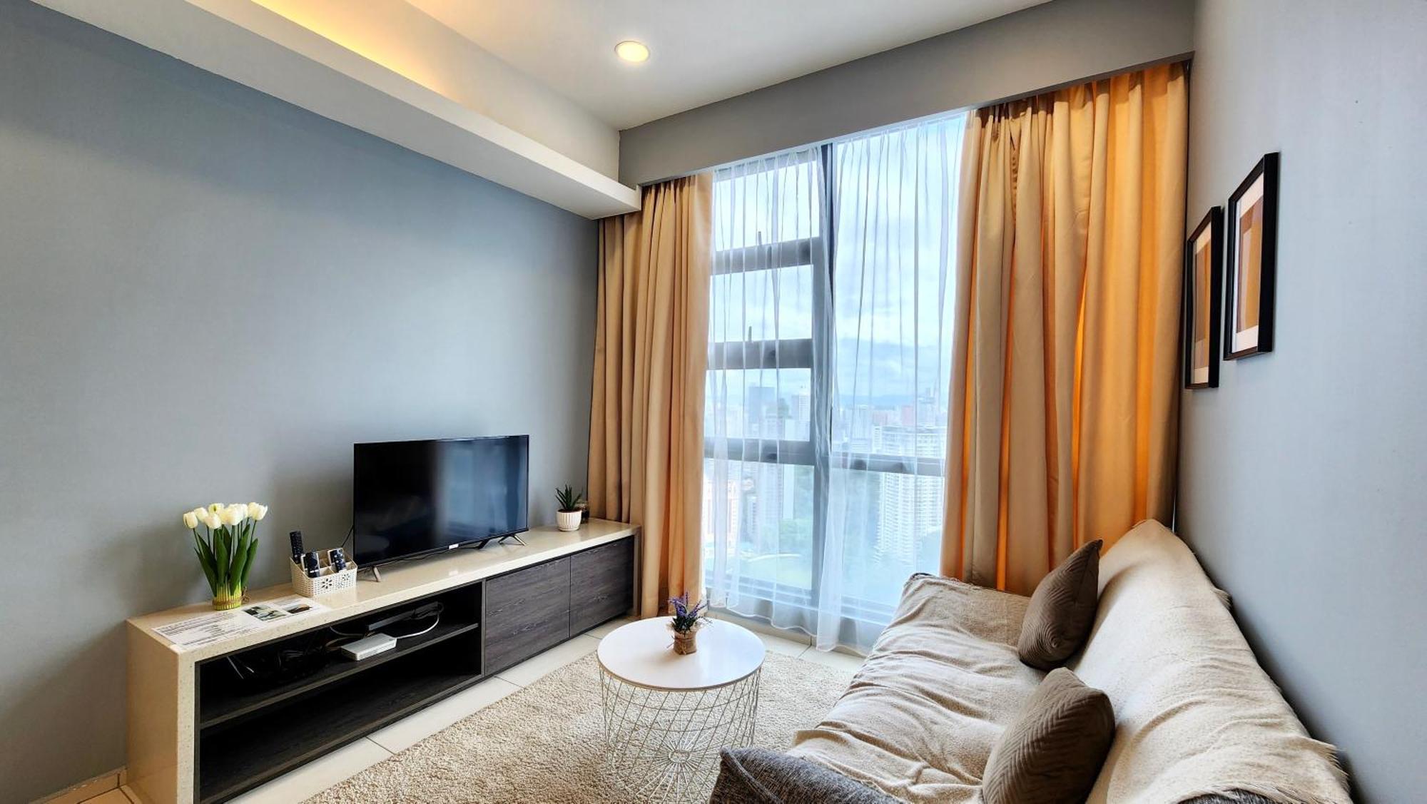 Skyline View In Bukit Bintang The Robertson 42F Apartment Kuala Lumpur Exterior photo